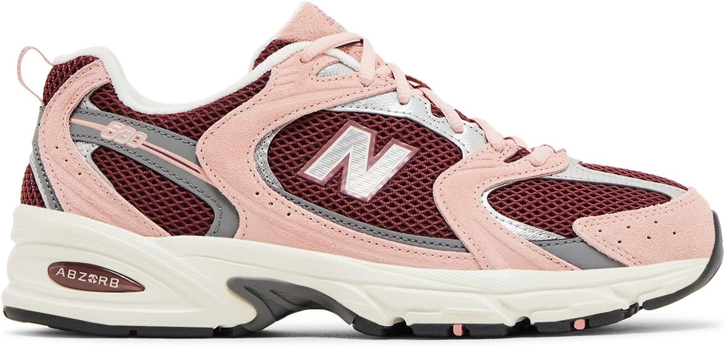 Кроссовки New Balance для мужчин и женщин Oxford, красный/розовый — фото 2