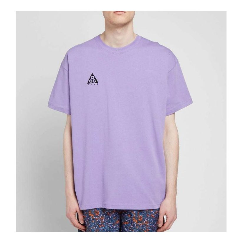 

Футболка Men's Nike ACG logo Short Sleeve Purple T-Shirt, фиолетовый