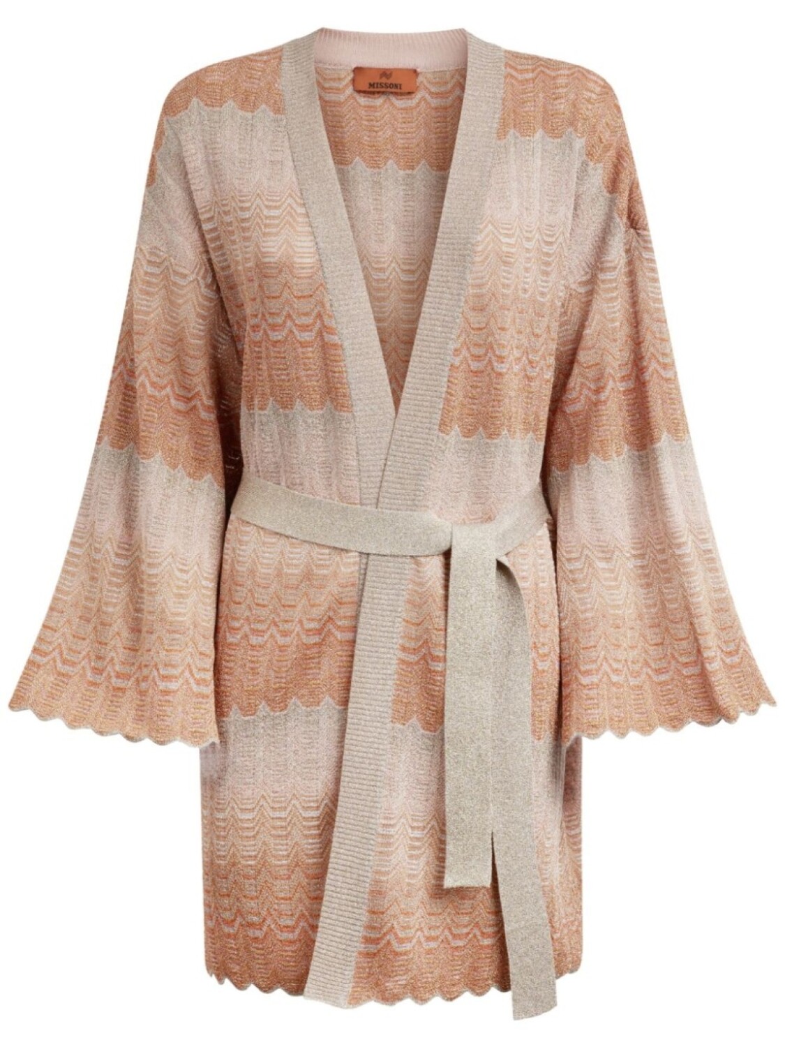 

Missoni кардиган с узором зигзаг, оранжевый