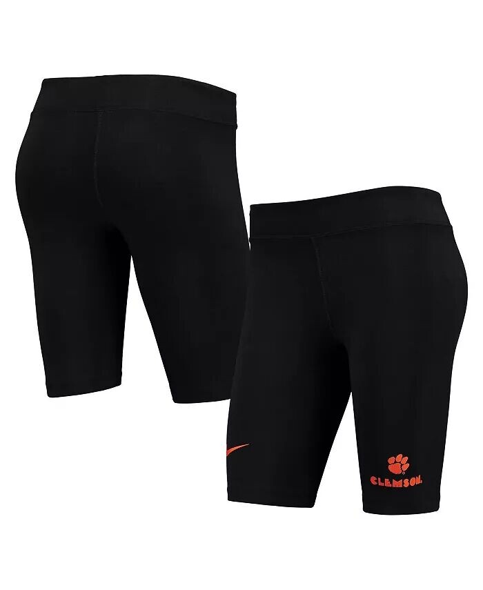 

Черные женские велосипедки Clemson Tigers Essential Tri-Blend Nike
