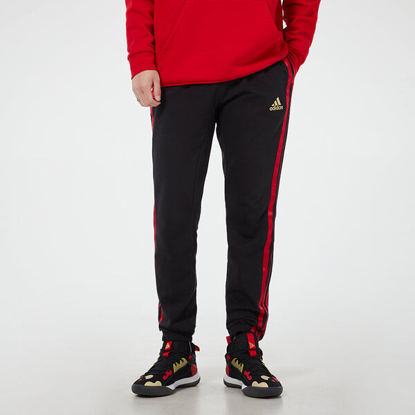 Спортивные штаны adidas Cny Spt Pant Knit Casual Long Pants Black, черный — фото 3