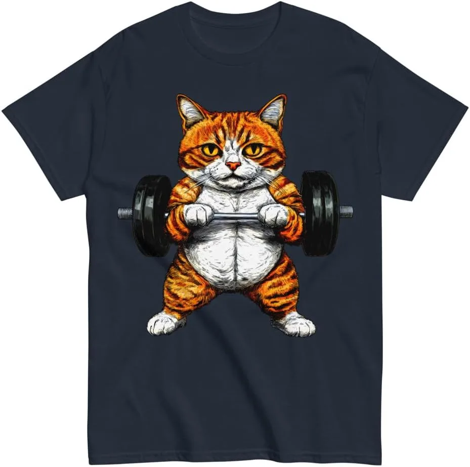 

Футболка Unisex Fitness Gym Cat