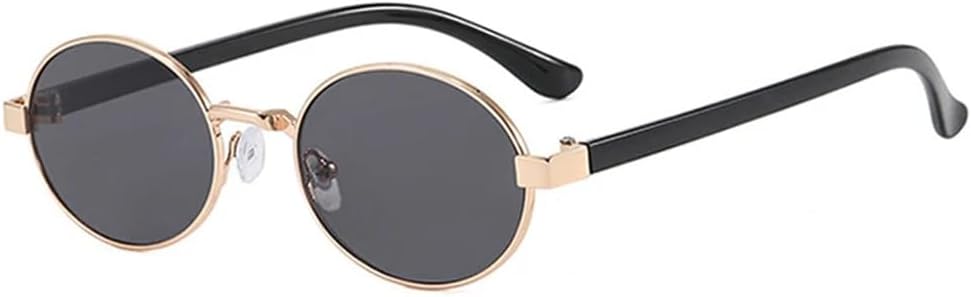 

Овальные женские солнцезащитные очки с прозрачным градиентом и защитой от УФ-излучения UV400, мужские панк-стиль, для занятий спортом на открытом воздухе, бега и путешествий UYPTK, Golden Black Gray