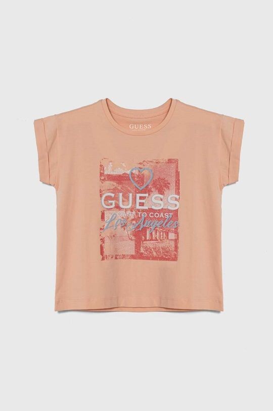 

Детская футболка Guess, оранжевый
