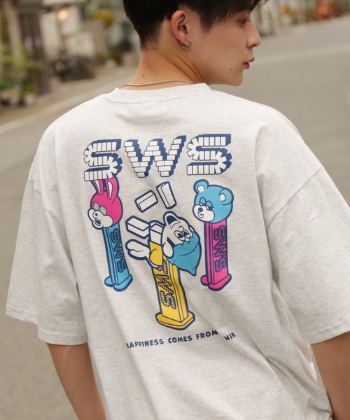 

Футболка с короткими рукавами и графическим принтом Sideway Stance, серая