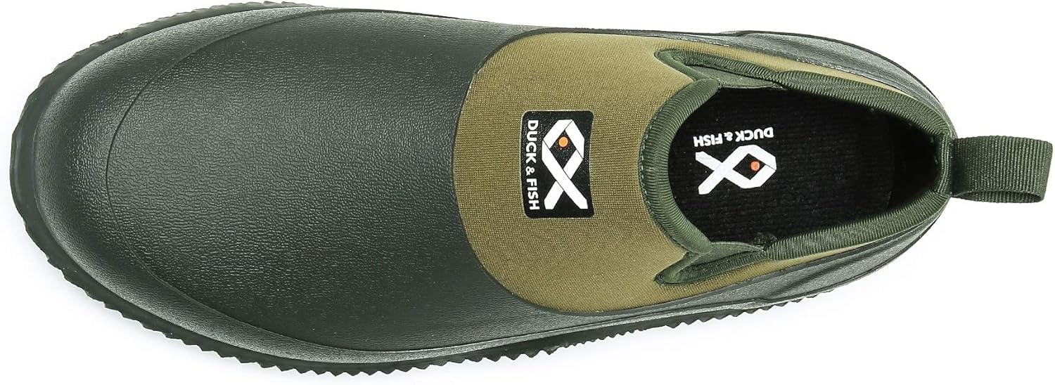 Охотничьи садовые ботинки из неопрена с двойной перемычкой Duck and Fish Neoprene Twin Gore MOC Duck & Fish, зеленый — фото 2