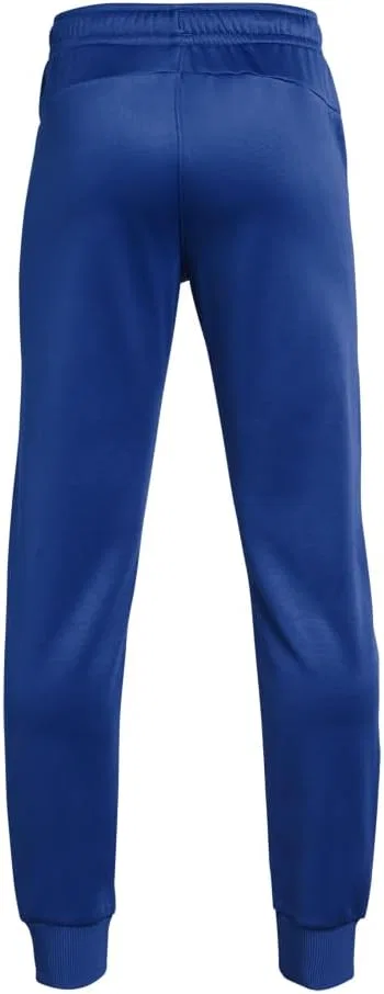 Детские спортивные брюки Under Armour Armour из флиса, (432) Tech Blue//Black — фото 2