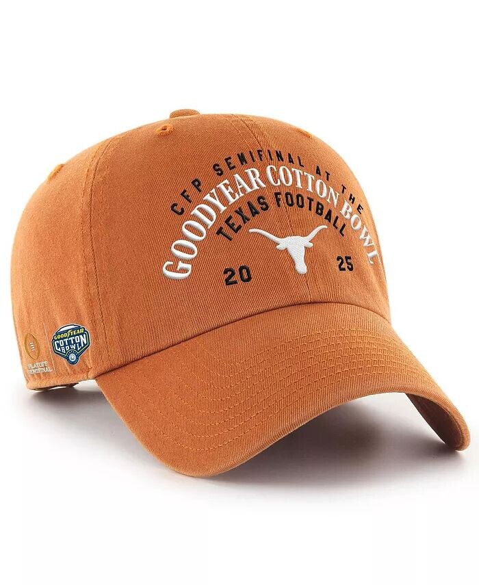 

Мужская регулируемая кепка Texas Orange Texas Longhorns College Football Playoff 2025 Cotton Bowl Clean Up '47 Brand