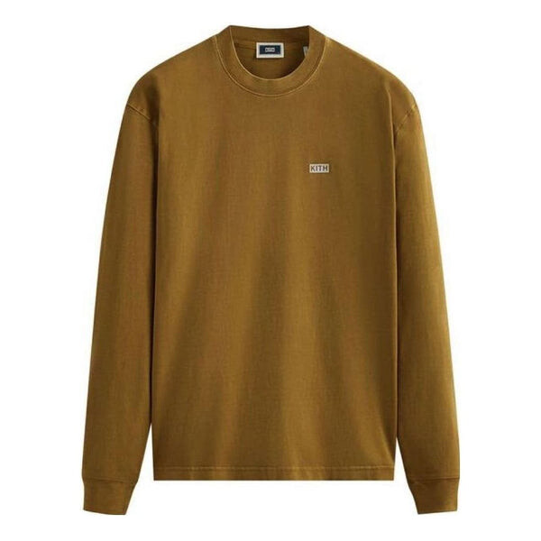 

Футболка long-sleeve lax tee 'karat' Kith, коричневый