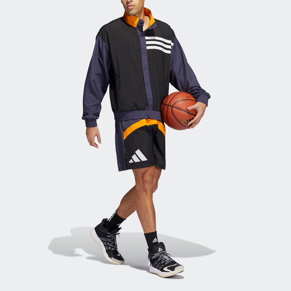 Шорты галактика баскетбольные шорты Adidas, черный — фото 2