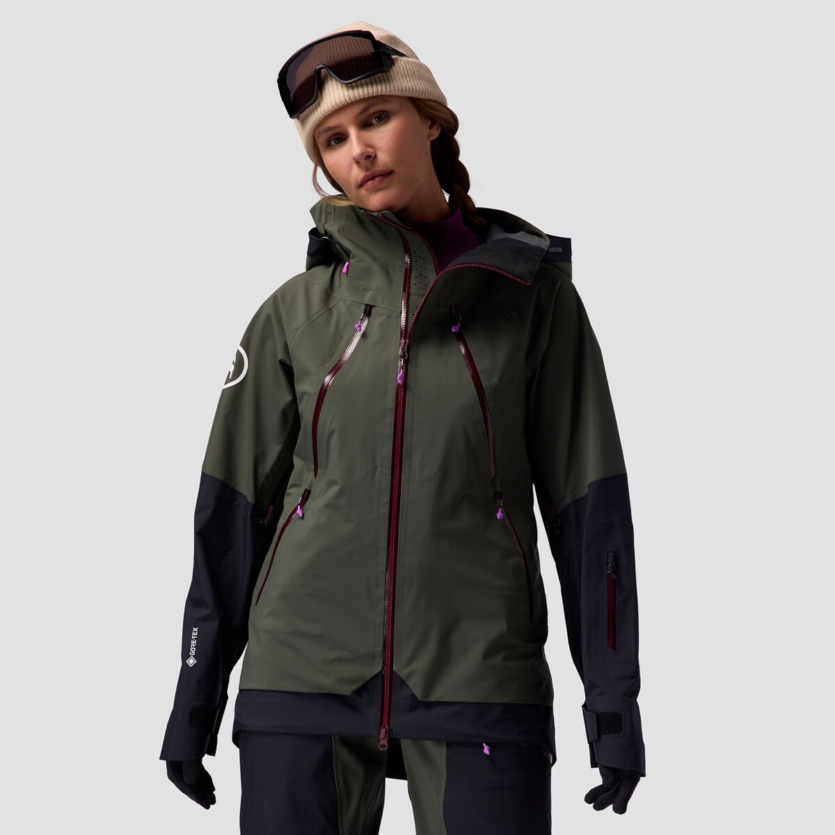 

Кардиган из ткани Gore-Tex 3L Backcountry, цвет climbing ivy
