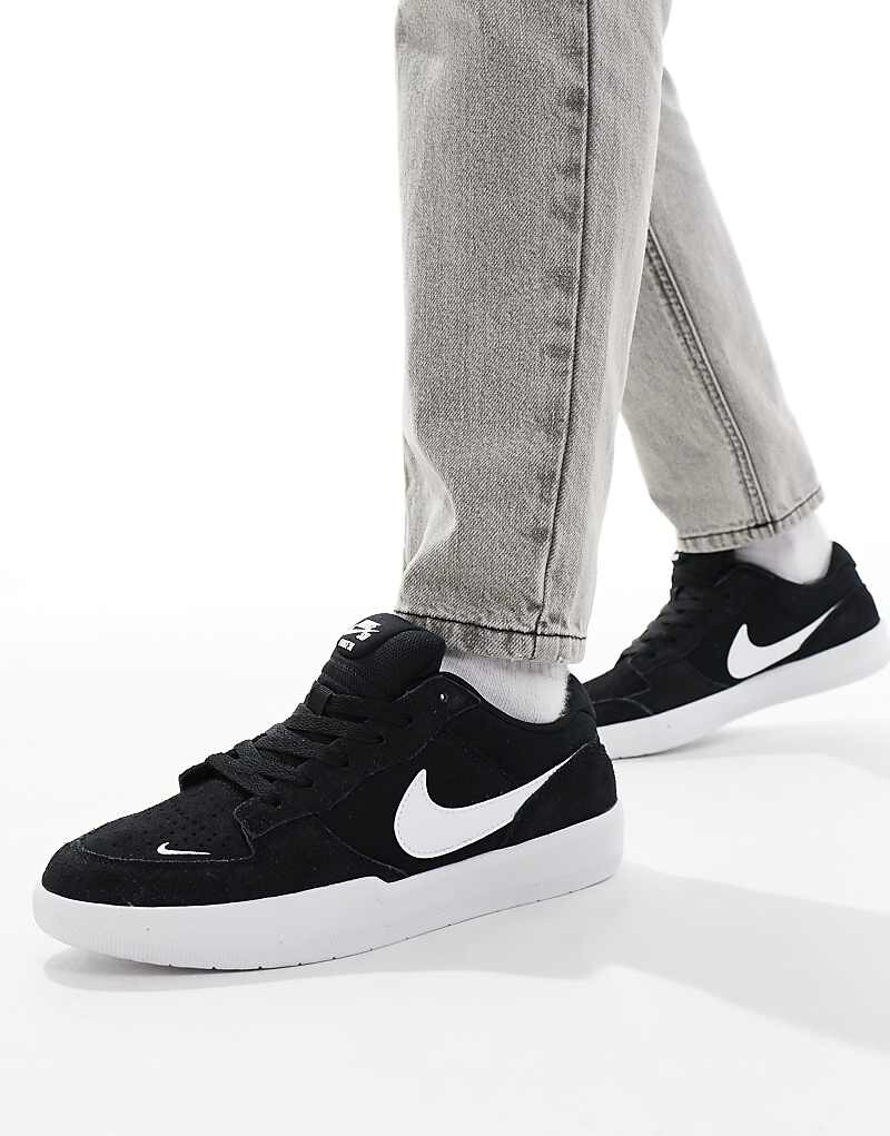 

Черно-белые кроссовки Nike SB Force 58, Черный, Черно-белые кроссовки Nike SB Force 58