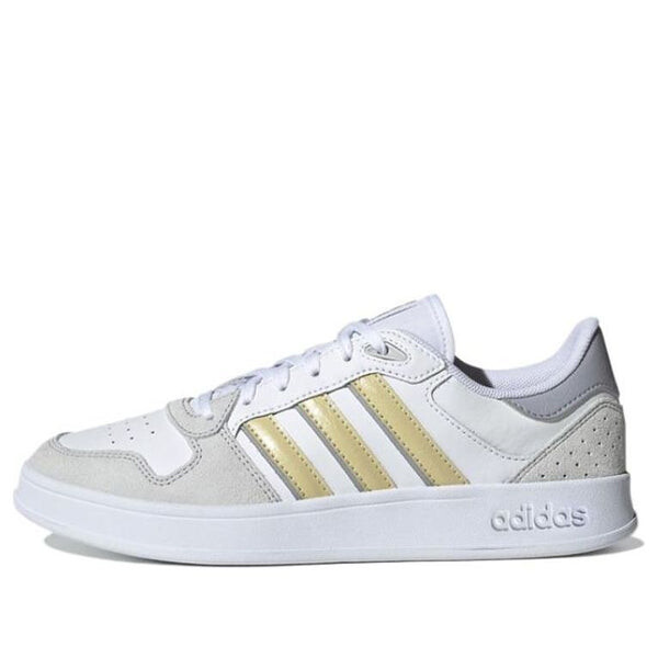 Кроссовки (WMNS) adidas Neo Breaknet Plus 'White Gray Yellow', белый
