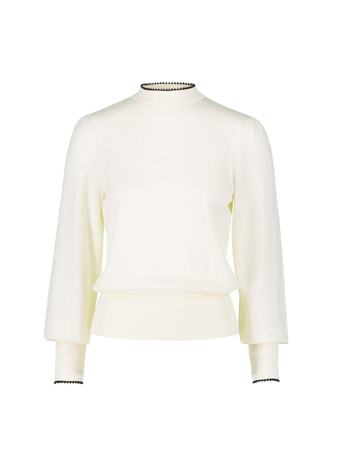 

Пуловер Zero Pullover mit Kontrastpaspel, цвет Patch CreamBlack