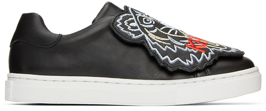 

Детские черно-красные кроссовки Tiger Black Kenzo