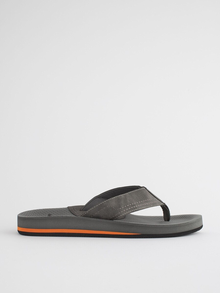 Сандалии с т-образным ремешком Next T-Bar Sandals, темно-серый — фото 4