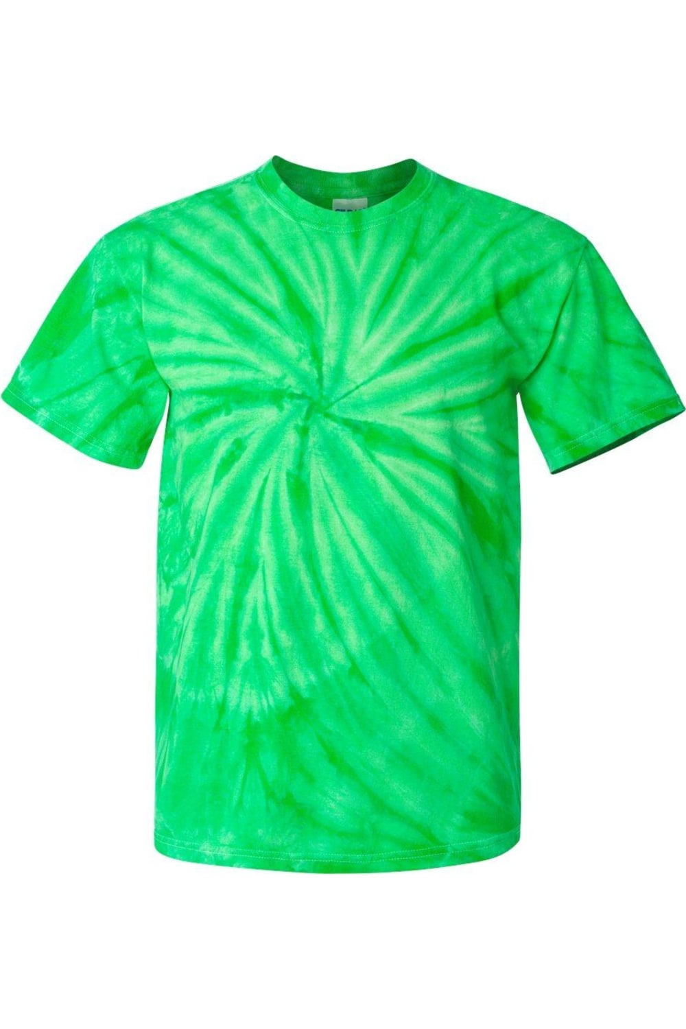 

Футболка Dyenomite Cyclone Pinwheel Tie-Dyed, цвет kelly