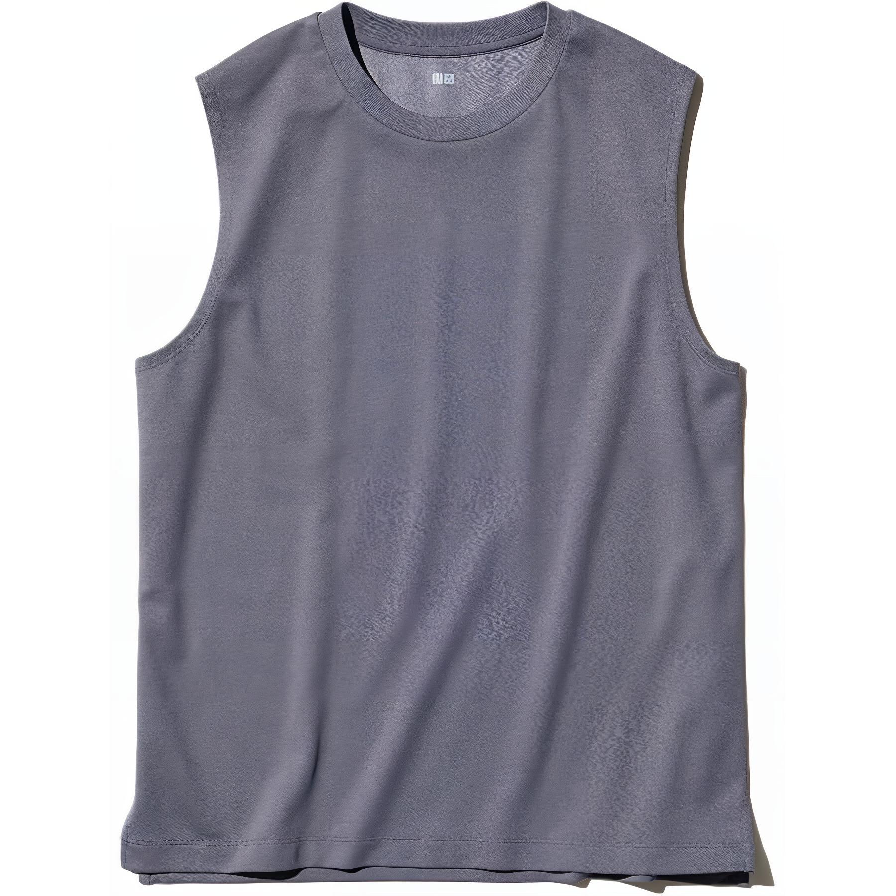 

Футболка-майка AIRism Mesh Series Unisex Asphalt Gray UNIQLO, серый