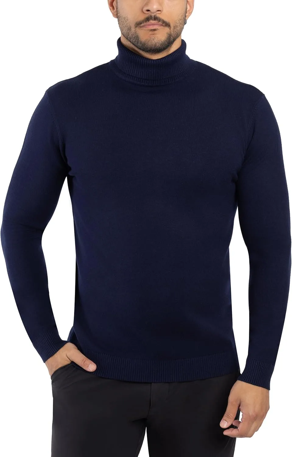 

X RAY мужская водолазка, мягкий slim fit пуловер