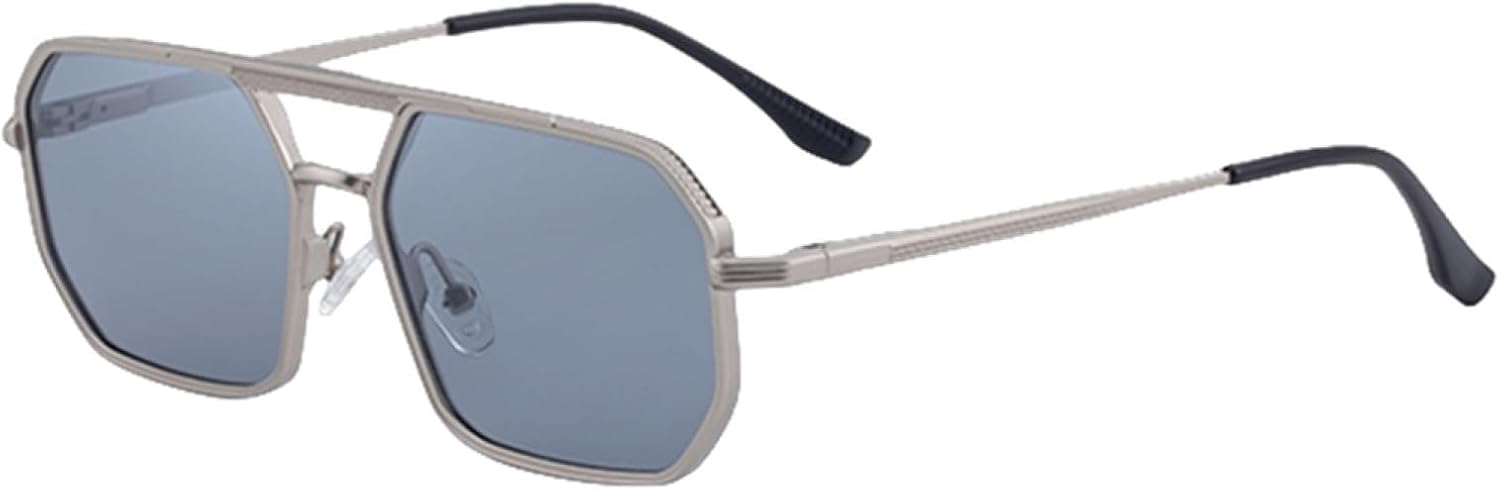 

Винтажные солнцезащитные очки в стиле стимпанк для мужчин, роскошные, с многоугольными линзами, для вождения, в стиле панк, с защитой от УФ-излучения UV400, для активного отдыха TVTBBVV, C6silver3gray