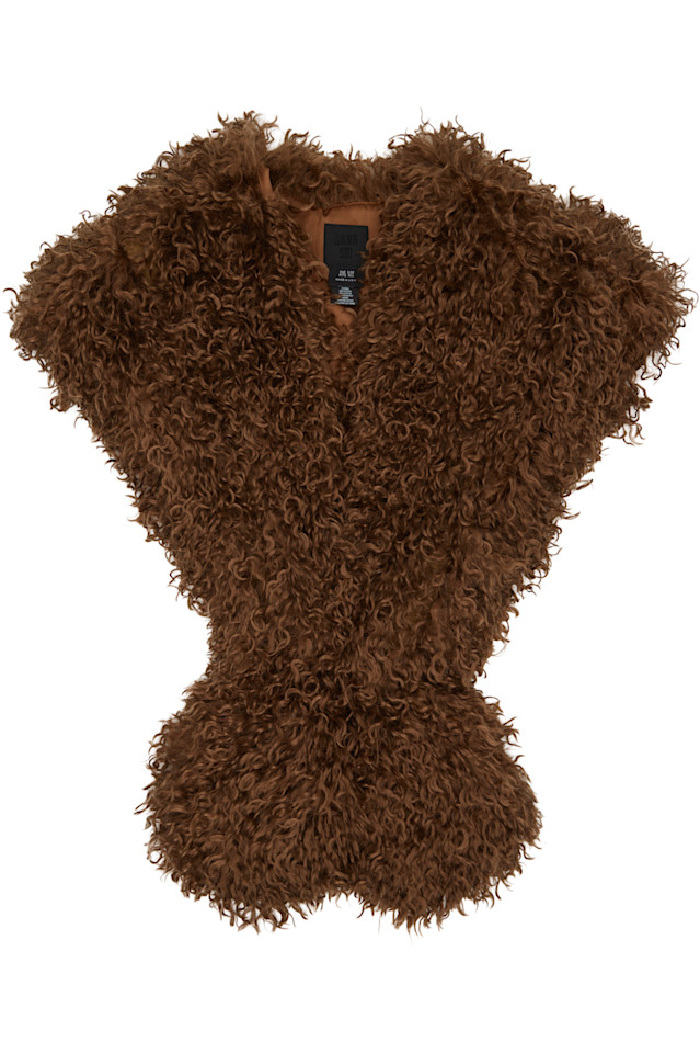 

Anna Sui Коричневый шарф-шаль из искусственного меха