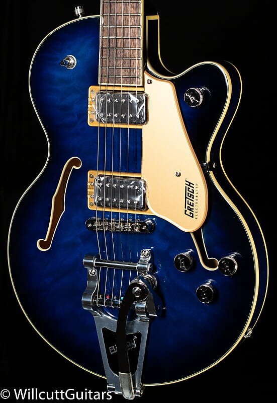 

Электрогитара Gretsch G5655T-QM Electromatic Center Block Jr. Single-Cut Quilted Maple with Bigsby Hudson Sky