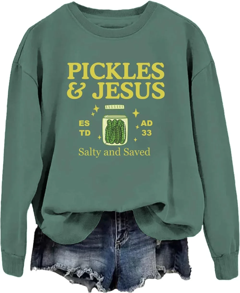 

Толстовка Pickles And Jesus Salty And Saved Phncal