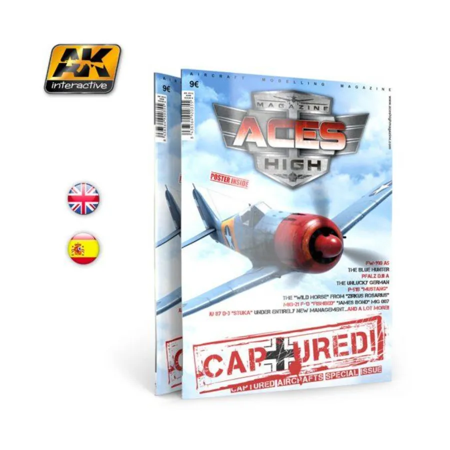 

№8 «В плену!» (английское издание), Aces High Magazine (AK-Interactive)