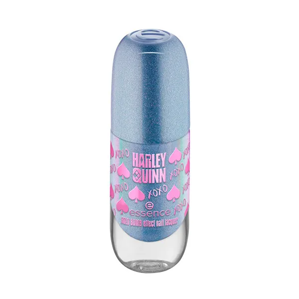 

Лак для ногтей Esmalte Uñas Holo Bomb Harley Quinn 01 Essence, 2