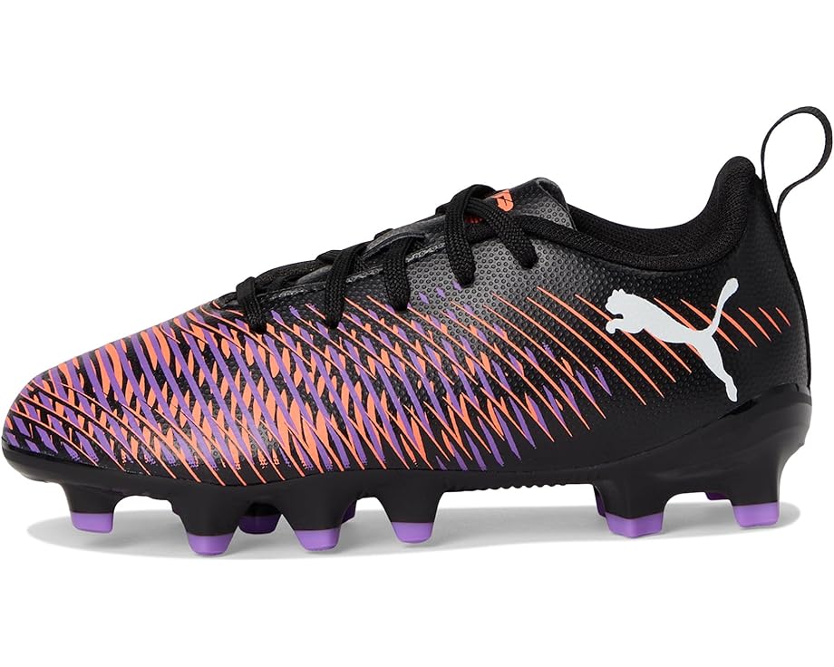 Кроссовки PUMA Kids Future 8 Play Firm Ground/Artificial Ground, цвет PUMA Black/PUMA White/Glowing Red — фото 4