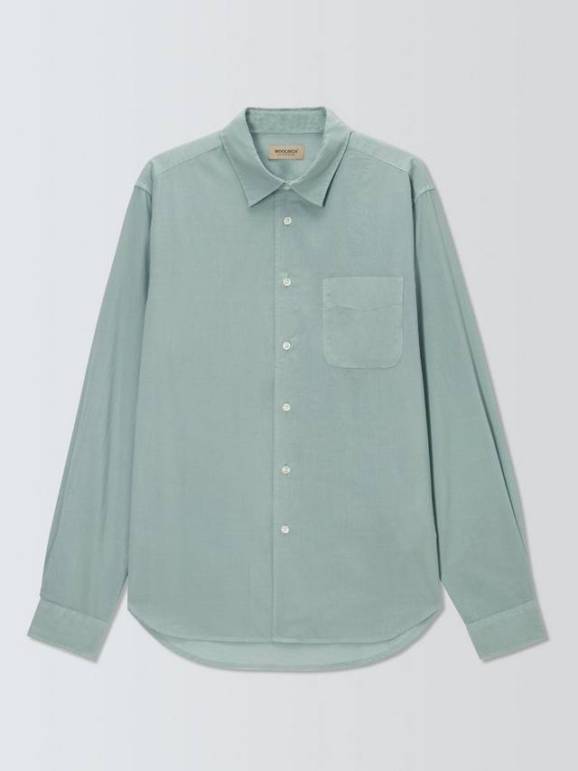 

Хлопковая летняя рубашка Regular Fit WOOLRICH, Chinois Green