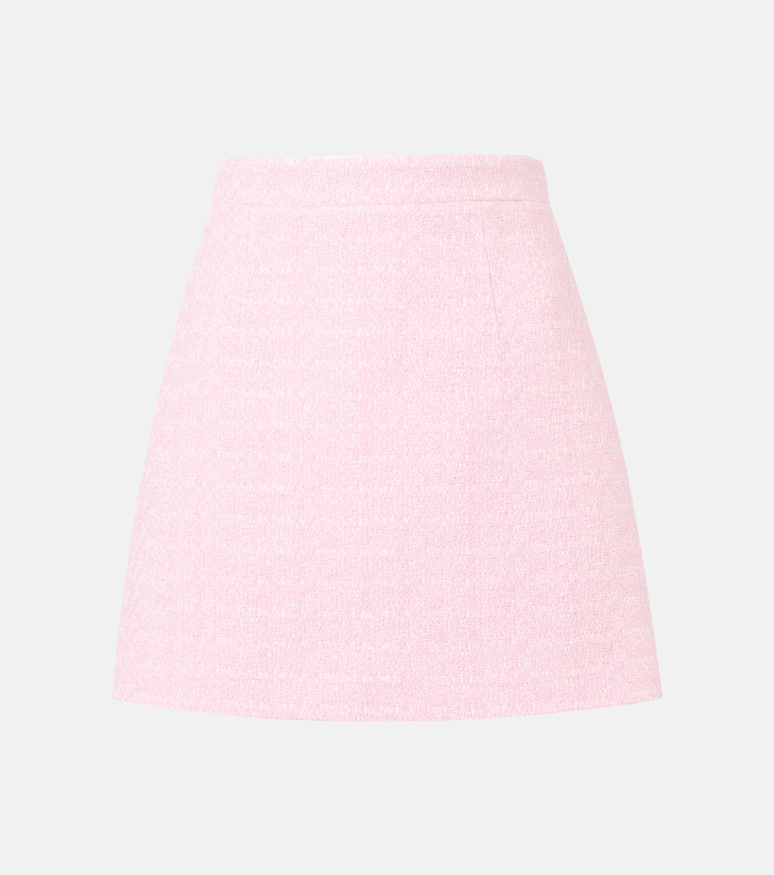 

Мини-юбка из твида с добавлением хлопка Patou, Primrose Pink