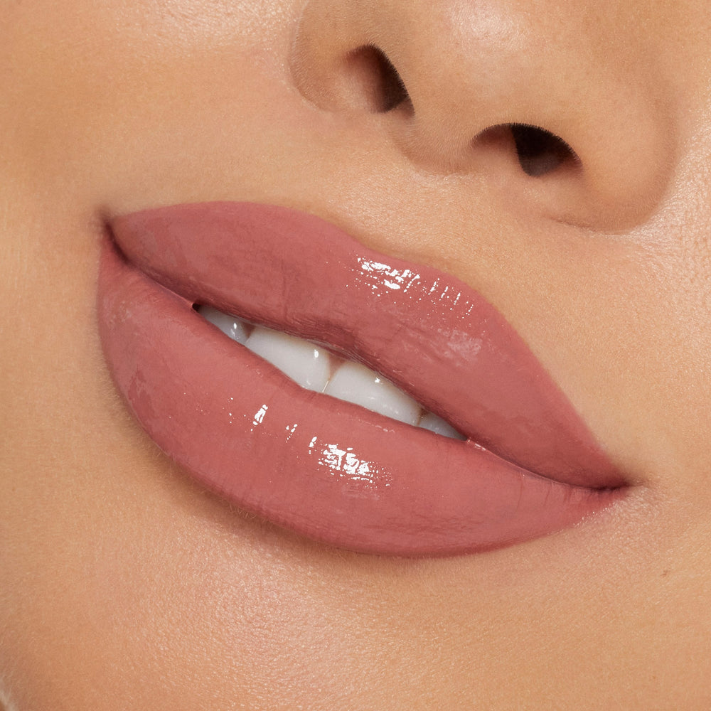 

Блеск для губ Kylie Cosmetics Lip Shine Lacquer, warm pink nude/felt cute