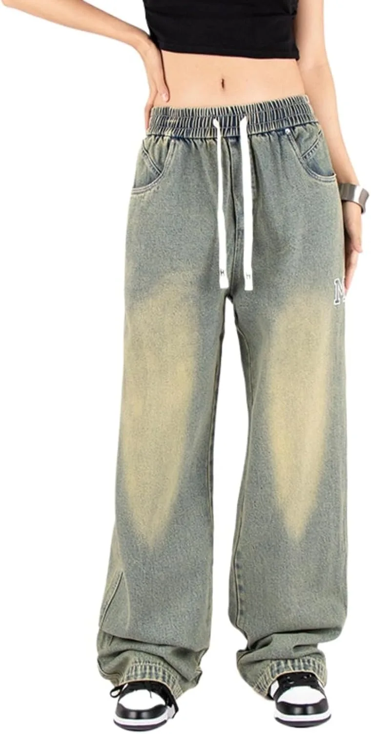 

Джинсы Y2K Unisex Hip Hop в стиле стритвир Quzak