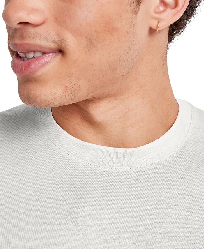 Мужская футболка Originals Tri-Blend с короткими рукавами Hanes, белый — фото 4