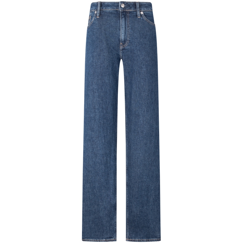 

CALVIN KLEIN Jeans Женские джинсы синего цвета