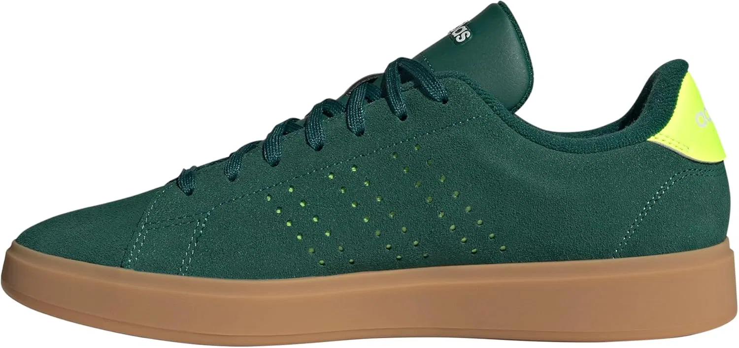 Кроссовки теннисные adidas, цвет Collegiate Green/Lucid Lemon/Off White