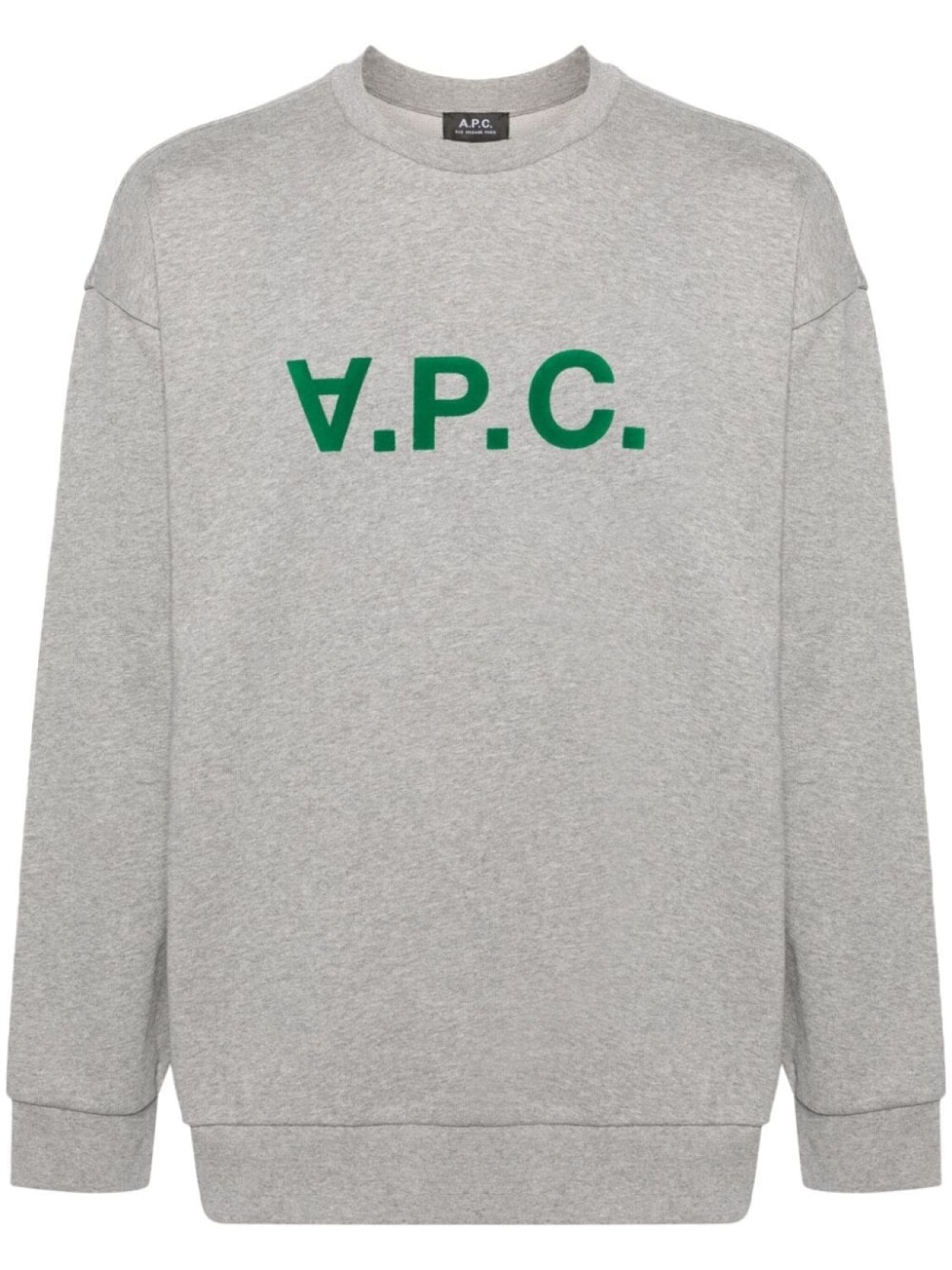 

A.P.C. толстовка Eliot с логотипом, серый