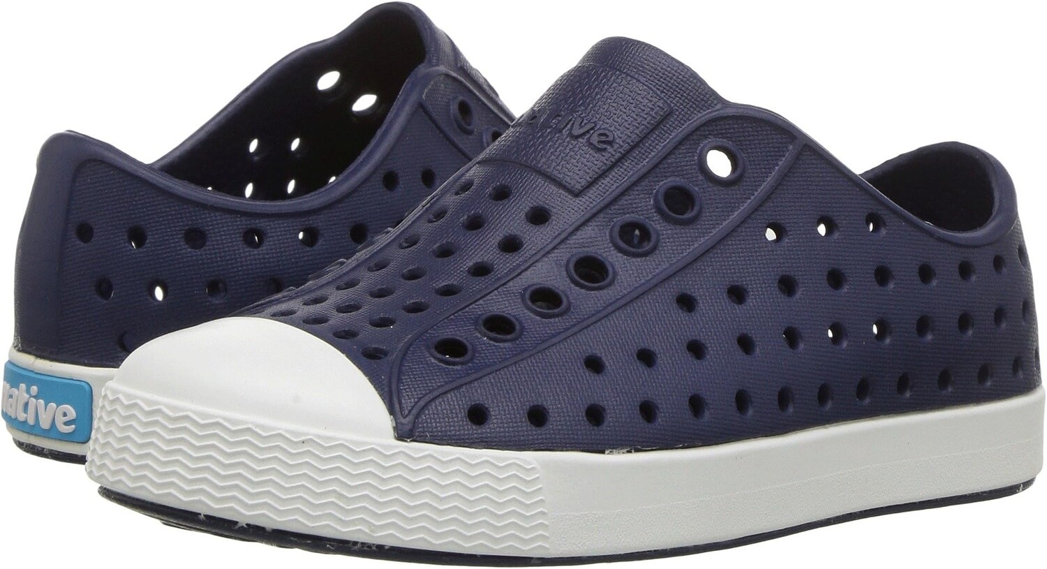 

Кроссовки Jefferson Slip-on Sneakers Native Shoes Kids, цвет Regatta Blue/Shell White