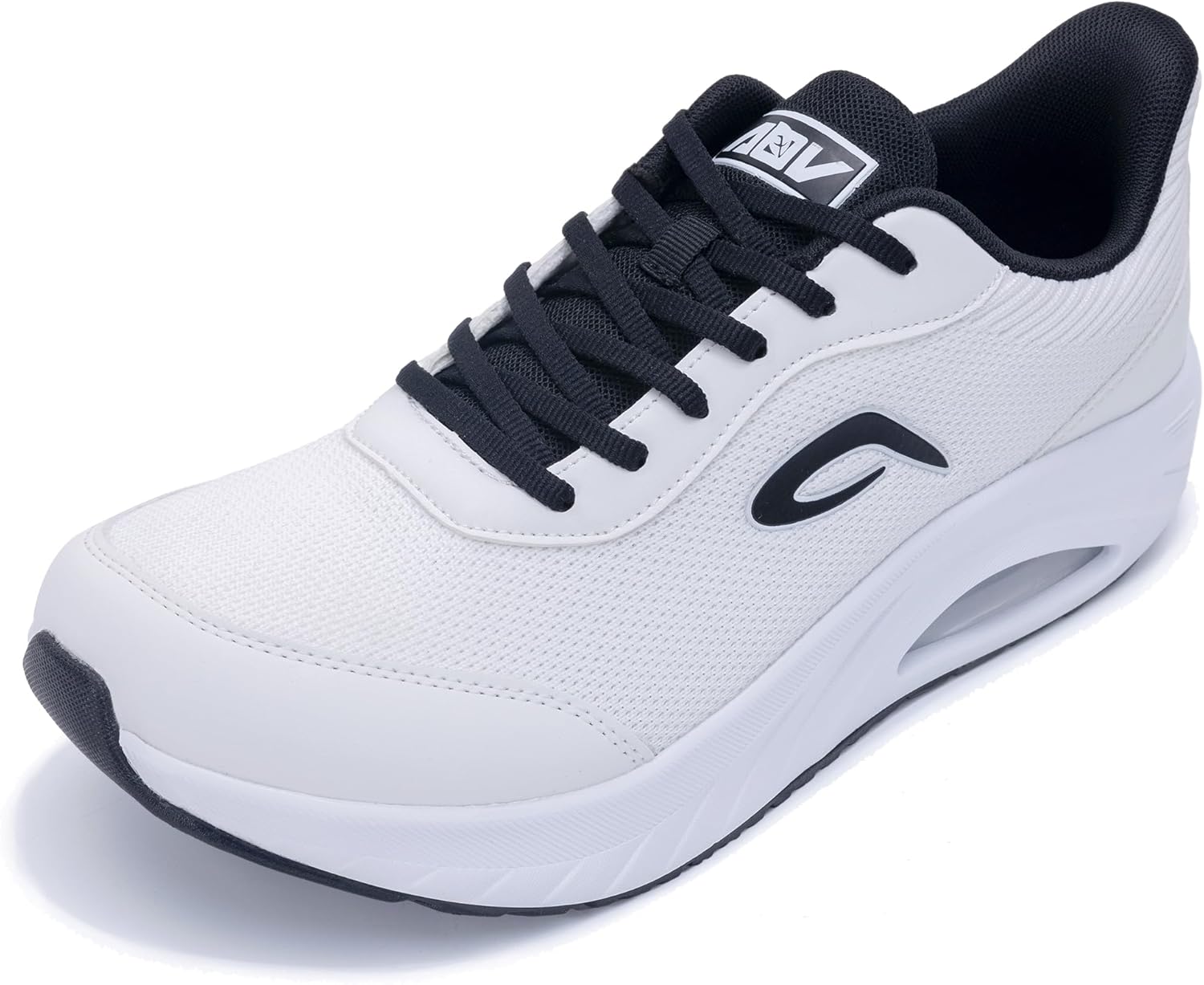 

Мужские кроссовки IIV с широкой носочной частью, Обувь для ходьбы и тенниса с поддержкой свода стопы, Ортопедическая обувь при вальгусной деформации, подошвенном фасциите и длительном стоянии, белый/черный