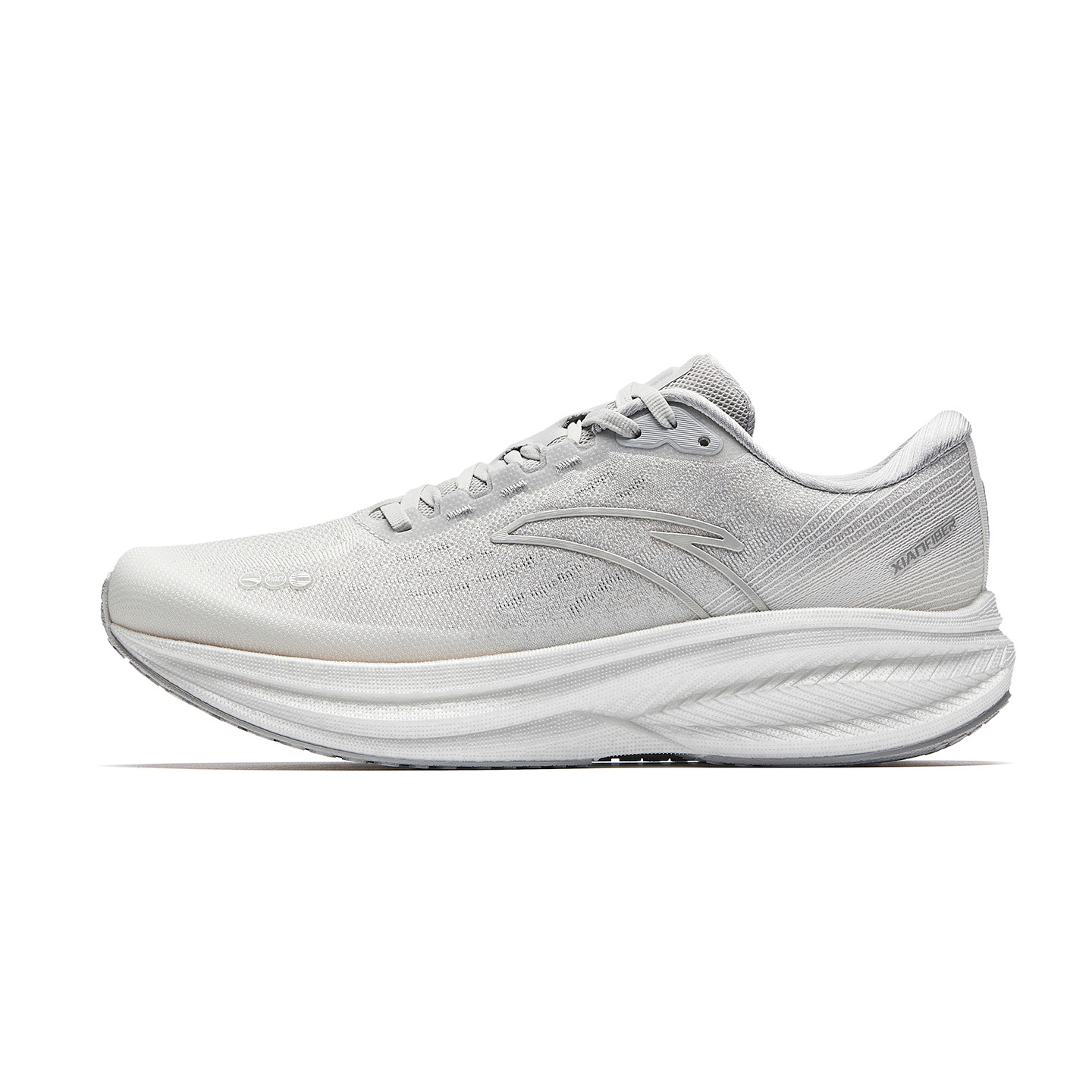 

Champion 3 V3 тренировочные кроссовки для бега на длинные дистанции мужские Microchip Gray/Papyrus White ANTA, серый/белый-3