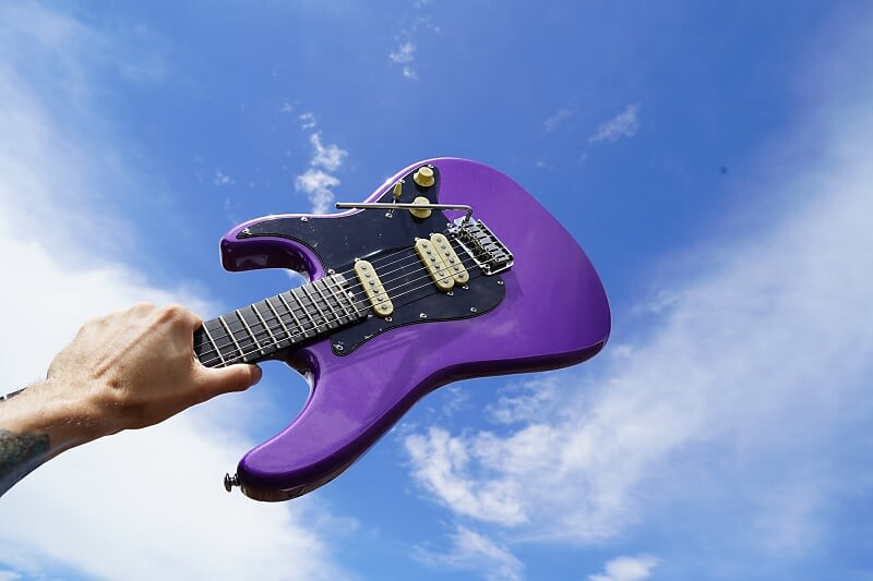 

Электрогитара Schecter DIAMOND SERIES MV-6 - Metallic Purple 6-String Electric Guitar