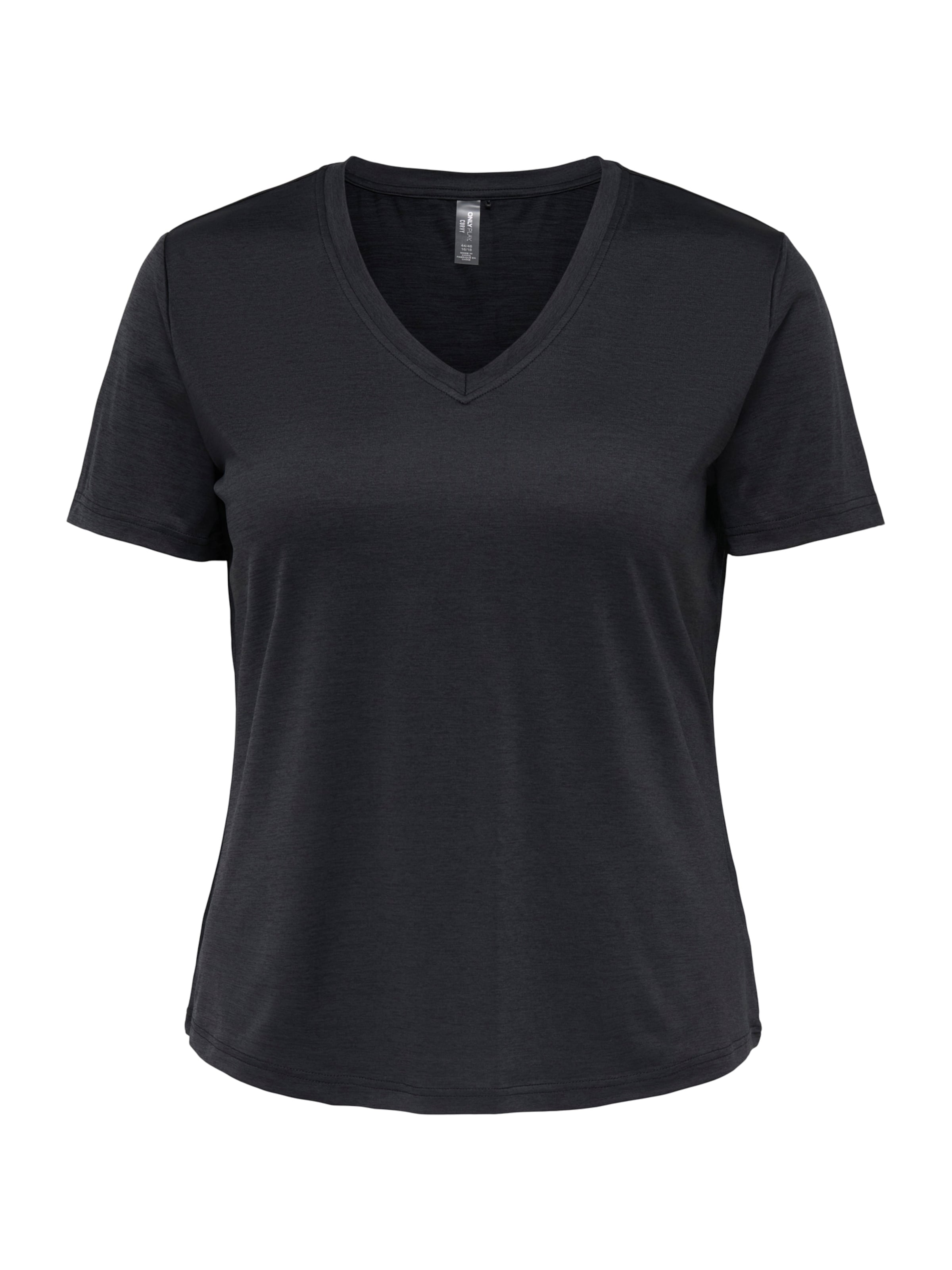 

Only Play Curvy Футболка Performance 'ONPCORE' в черном цвете