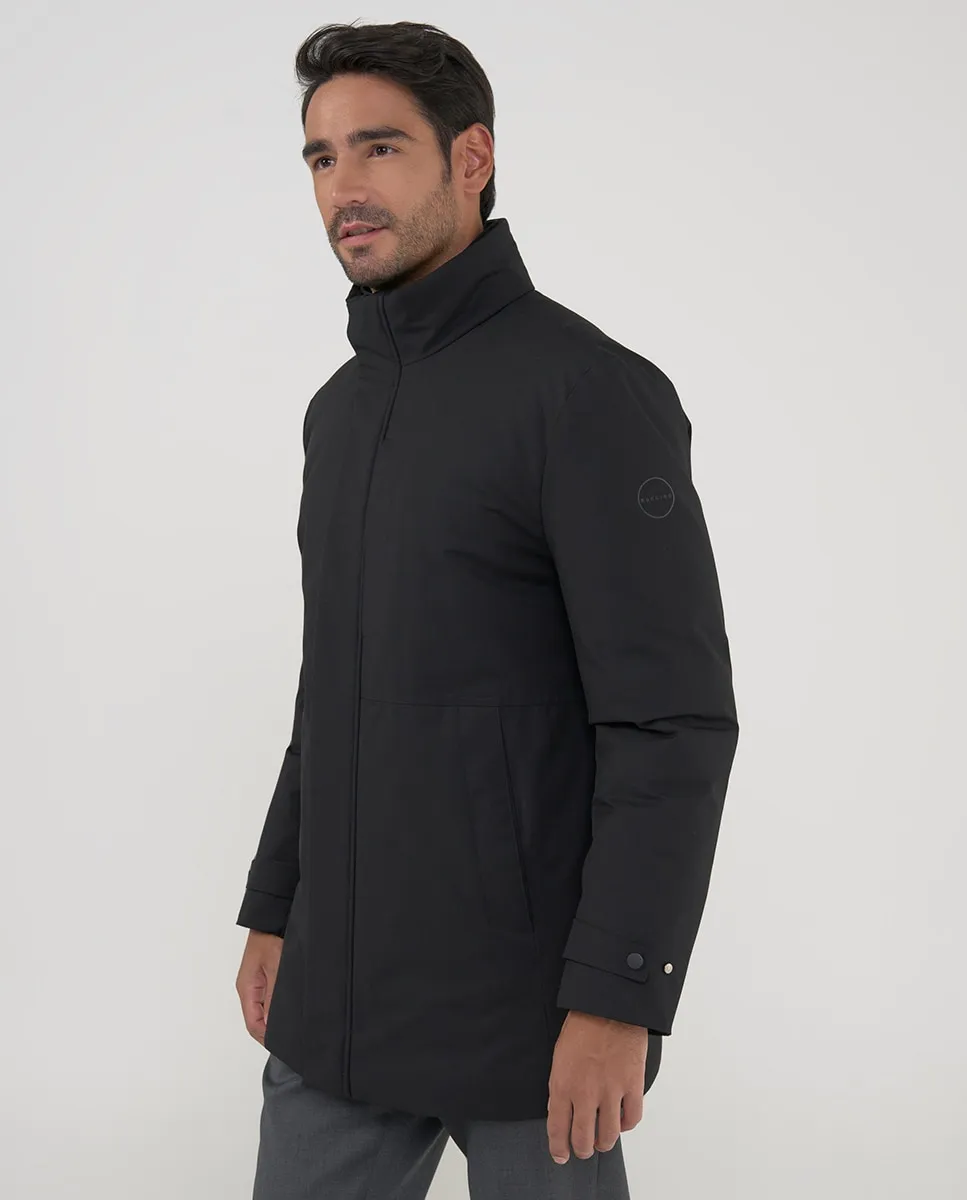 

Парка Cromdaltex водоотталкивающая и дышащая ткань, воротник с двойной трикотажной отделкой Buccino, черный