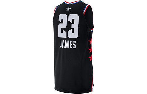 Майка Air Jordan NBA Los Angeles Lakers ( AU ) 2019 All-Star LeBron James No. 23 Jersey Black, черный — фото 2