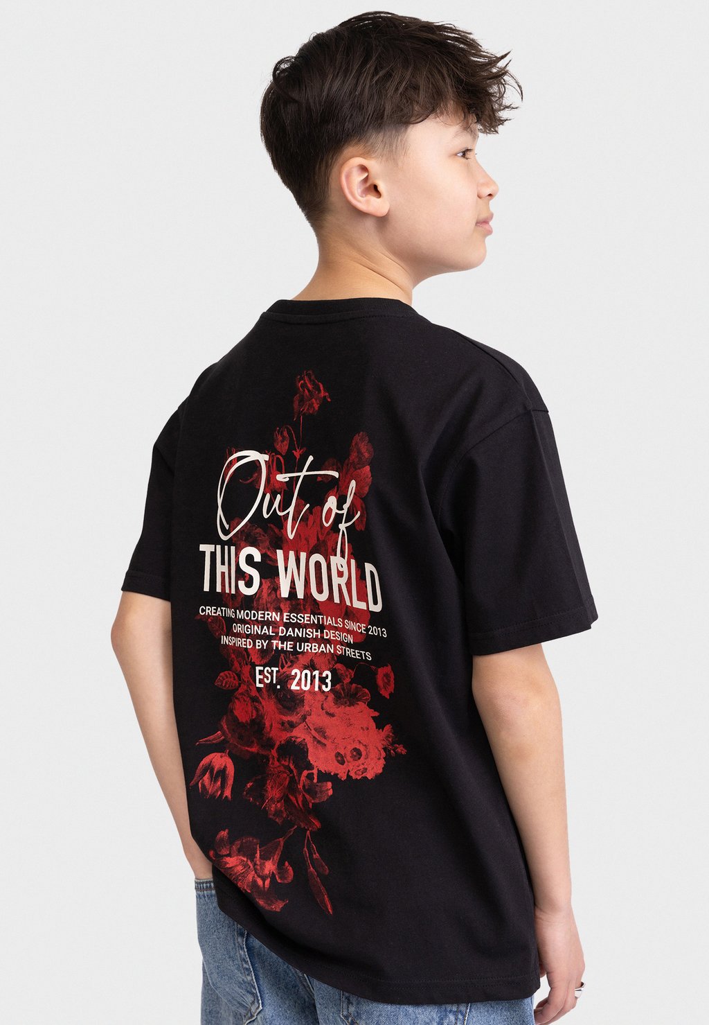 

Футболка с принтом TEJONAS TEE REGULAR FIT Redefined Rebel, черный