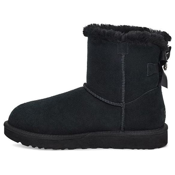 Ботинки зимние UGG WMNS Mini Bailey Brooch, черный