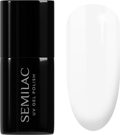 

Гибридный лак для ногтей Semilac UV Hybrid Black & White, 001 Strong White 7 ml