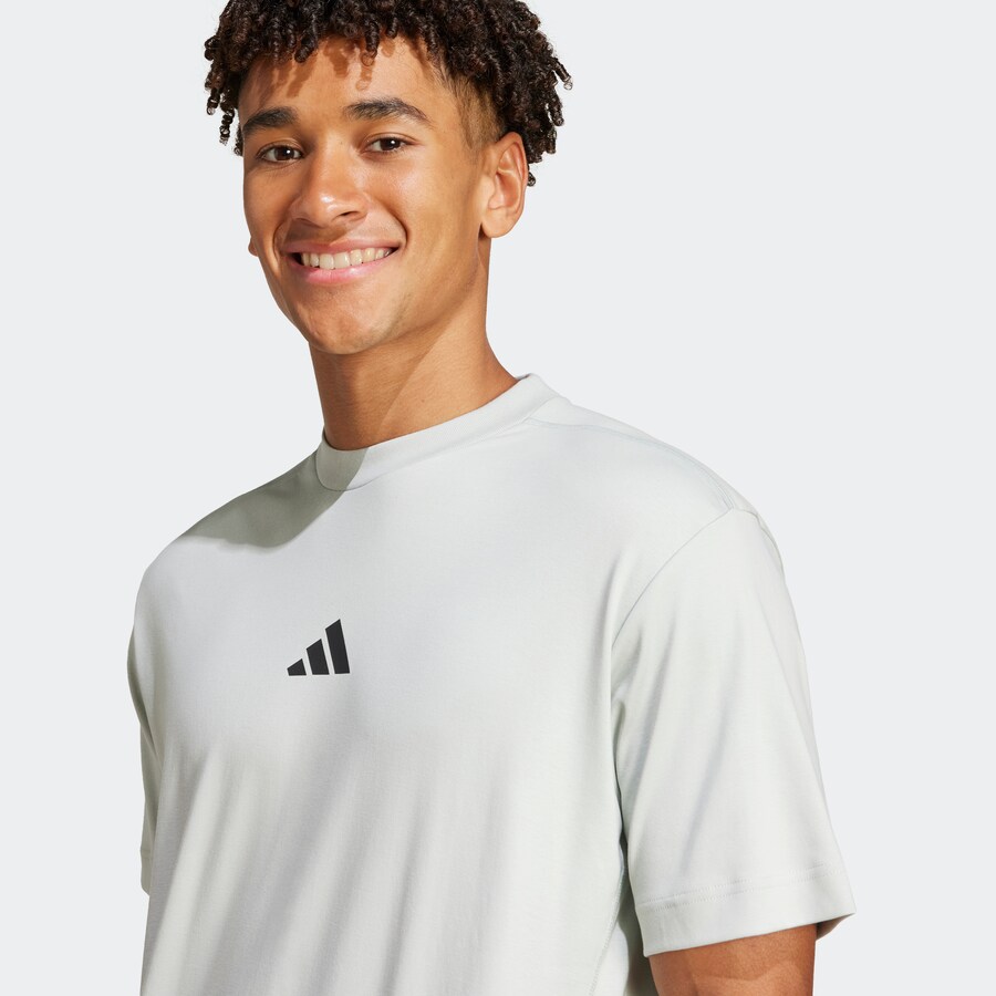 Рубашка performance ADIDAS SPORTSWEAR, светло-серый — фото 4