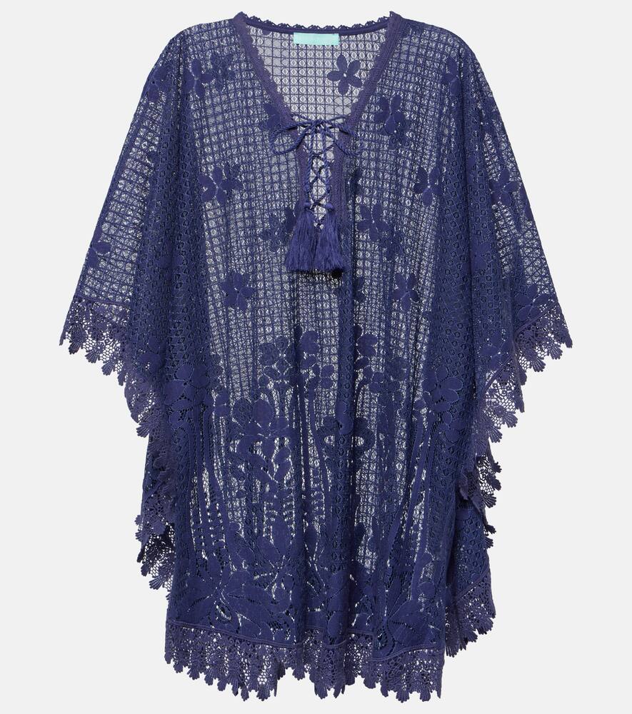 

Вышитый кафтан Cindy из хлопковой смеси Melissa Odabash, Navy